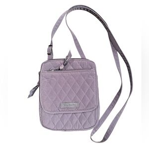 Vera Bradley Mini Hipster Quilted Crossbody Bag - Soft Purple